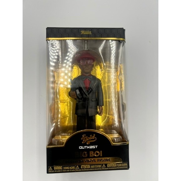 Funko Vinyl Gold 12": Outkast-Andre 30003000 - (Black & Gold Suit) - Figura De Acción De Vinilo Coleccionable - Idea De Regalo De Cumpleaños- Mercancia Oficial - Juguete Ideal Para Music Fans